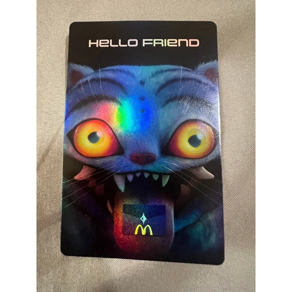 McDonalds x Netflix Hello Friend VIP Exclusive Access Card Holographic Monster - Picture 2 of 4